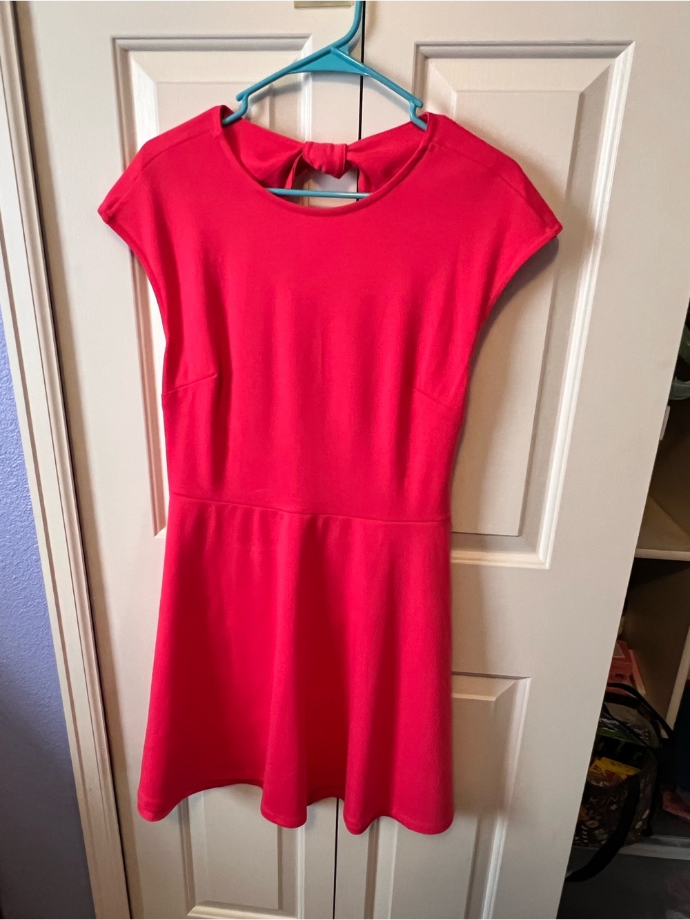 GAP Hot Pink Women's Dress with Back Keyhole
